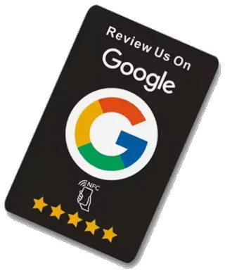 Crna NFC kartica za Google recenzije