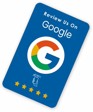 Plava NFC kartica za Google recenzije
