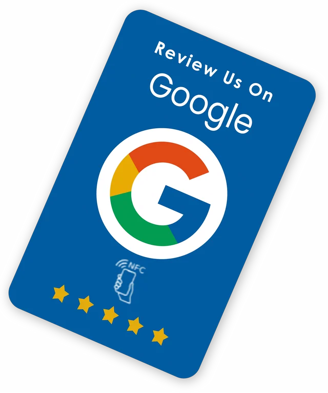 Plava NFC kartica za Google recenzije